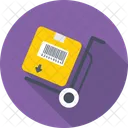 Trolley Package Hand Icon