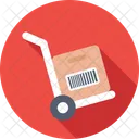 Trolley Package Hand Icon