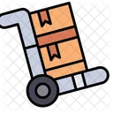 Trolley Box Carton Icon