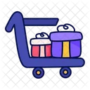 Trolley Cart Gift Icon