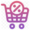 Trolley Discount Sales Icon