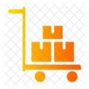 Trolley Logistics Shipping And Delivery Icon