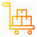 Trolley Logistics Shipping And Delivery Icon