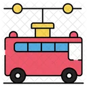 Trolley Bus Coach Transport Icon