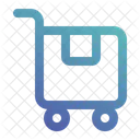 Trolley Delivery Box Icon