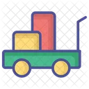 Trolley With Luggage  Icon