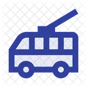 Trolleybus Electric Transport Passenger Icon