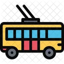 Trolleybus Vehicle Machine Icon