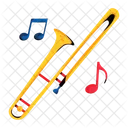 Wind Instrument Trombone Tromba Icon