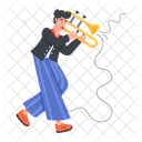 Trombone Player Trombonist Brass Musician アイコン
