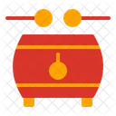 Trommel Chinesisches Neujahr Traditionelle Symbol