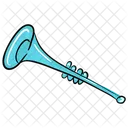 Trompeta Instrumento Musical Laton Icono