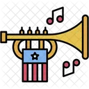 Trompete Party Musikinstrument Symbol