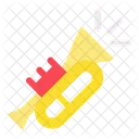 Trompete Neujahr Feier Symbol