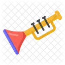 Musikhorn Musikinstrument Musikwerkzeug Symbol