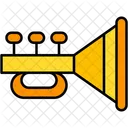 Trompete Querpfeife Instrument Symbol