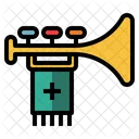 Trompete Jazz Musikinstrument Symbol