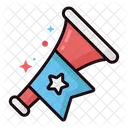 Juli Lineare Farbsymbole Symbol
