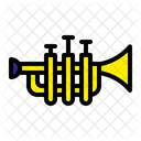 Trompete Musica Instrumento Ícone