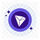 Tron Coin Cryptocurrency Icon