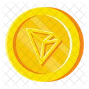Tron Gold Coin  Icon