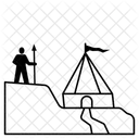 Tent Army Camp Icon