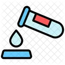 Chemikalie Tropfen Flussigkeit Icon