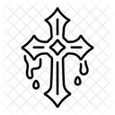 Tropfendes Kreuz  Symbol