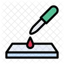 Pipette Blut Test Symbol