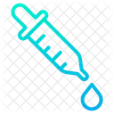 Dosierung Pipette Tropfen Symbol