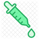 Dosierung Pipette Tropfen Symbol