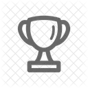 Trophae Gewinner Abzeichen Symbol