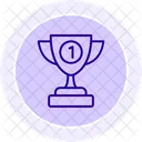 Trophaenpreis Schwarzes Umriss Symbol Icon