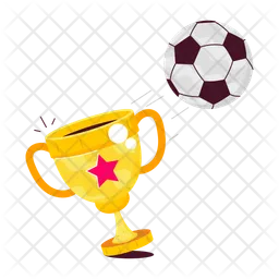 Trophée de football  Icône