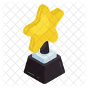 Trophee Triomphe Recompense Etoile Icône