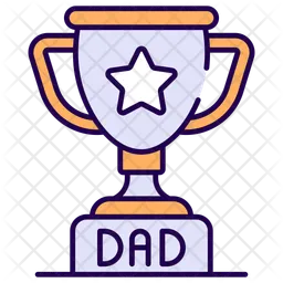 Trophée papa  Icône