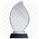 Trophee En Verre Trophee Transparent Prix En Verre Icône