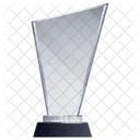 Trophee En Verre Trophee Transparent Prix En Verre Icône