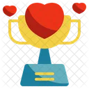 Trophy Winner Love Icon