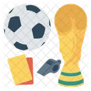 Trophy Soccer Whistle Icon