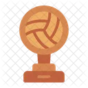 Trophy Volleyball Champion Icon