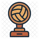 Trophy Volleyball Champion Icon