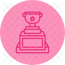 Trophy Swimming Championship Award Icon