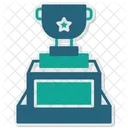 Trophy Swimming Championship Award Icon