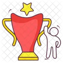 Star Trophy Winner Award Winner Trophy Icon