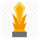 Trophy Glasses Gold Icon