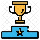 Trophy Podium Success Icon