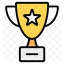 Trophy Award Winning Cup Icon
