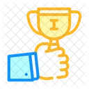 Winner Cup Color Icon