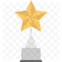 Trophy Star Award Icon